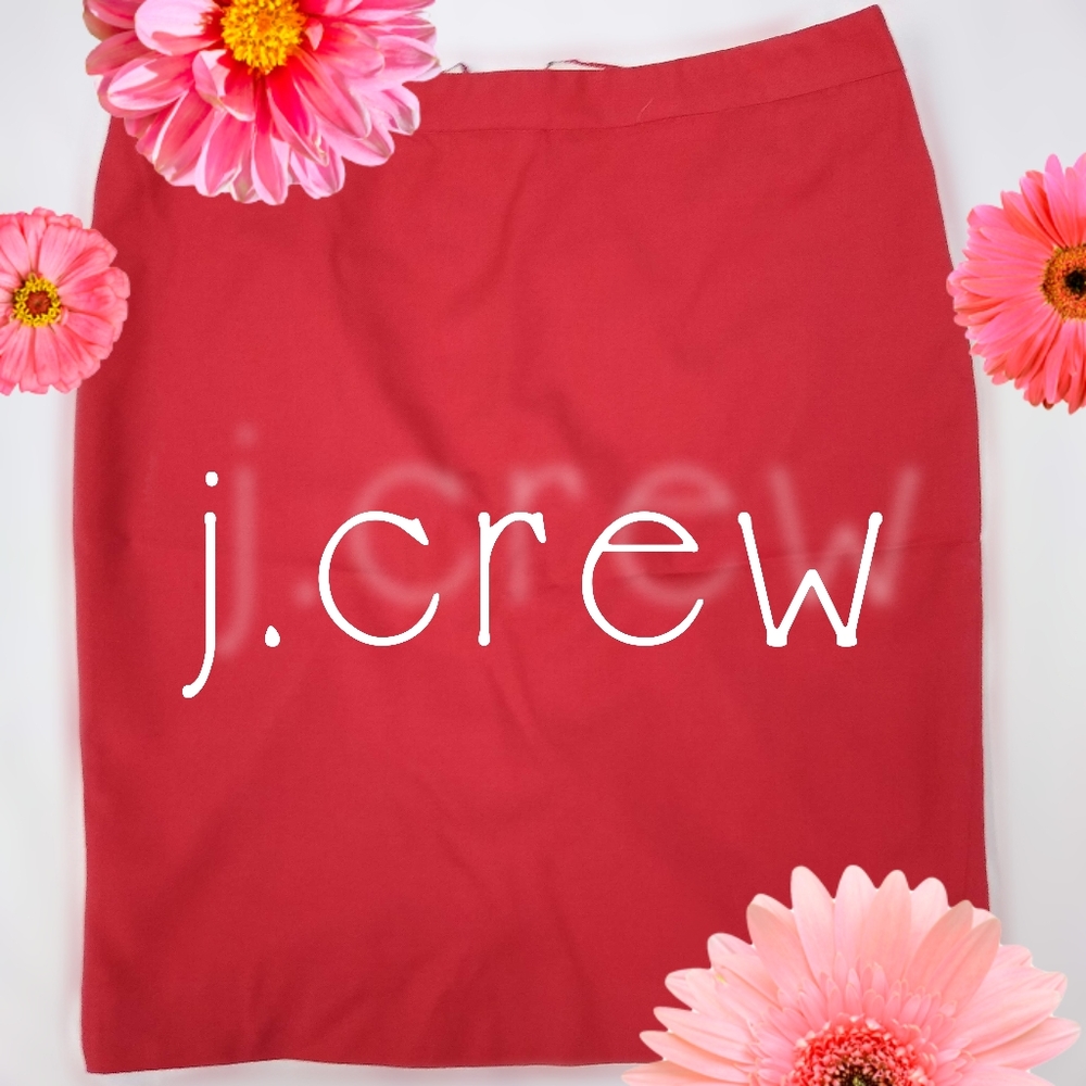 J. Crew No. 2 double Serge wool pencil skirt